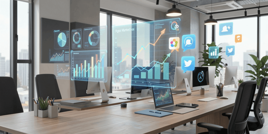 Digital marketing analytics and business growth strategy